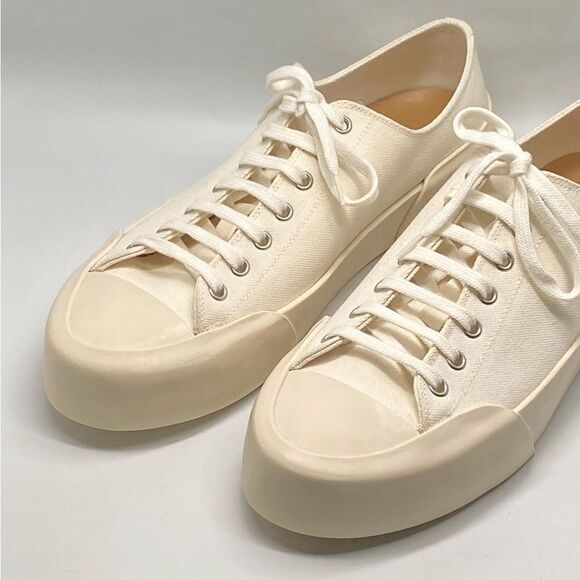 Jil Sander Low-Top Canvas Sneakers size 43/us size 10 - Picture 2 of 10